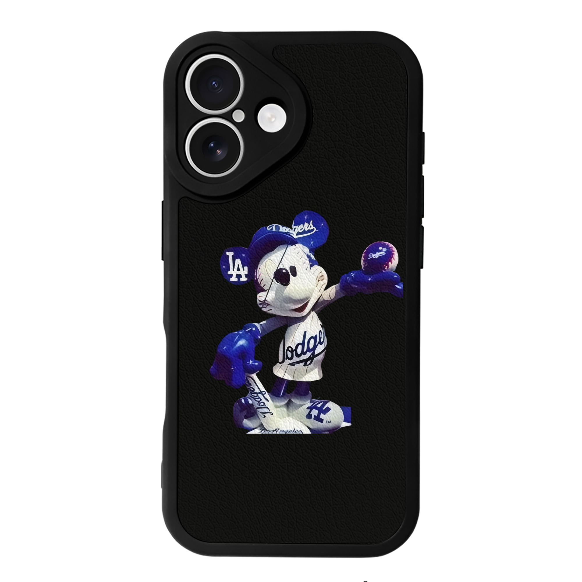  IPhone 16 Silicone Leather Case – UV Print, Lambskin Texture – Perfect Fit, Wireless Charging Compatible, Scratch Resistant, Precise Cutouts – Stylish Protection For IPhone 16